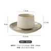 Tasse et soucoupe vintage blanches