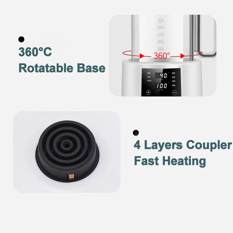 multifunctional accurate temperature control formula kettle