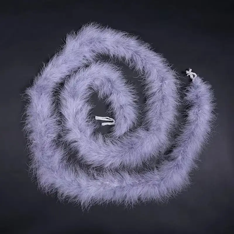 Luxury 50g Leather Suede Faux Fluffy Ostrich Feather Boa Feather Buy Fluffy Feather Boa