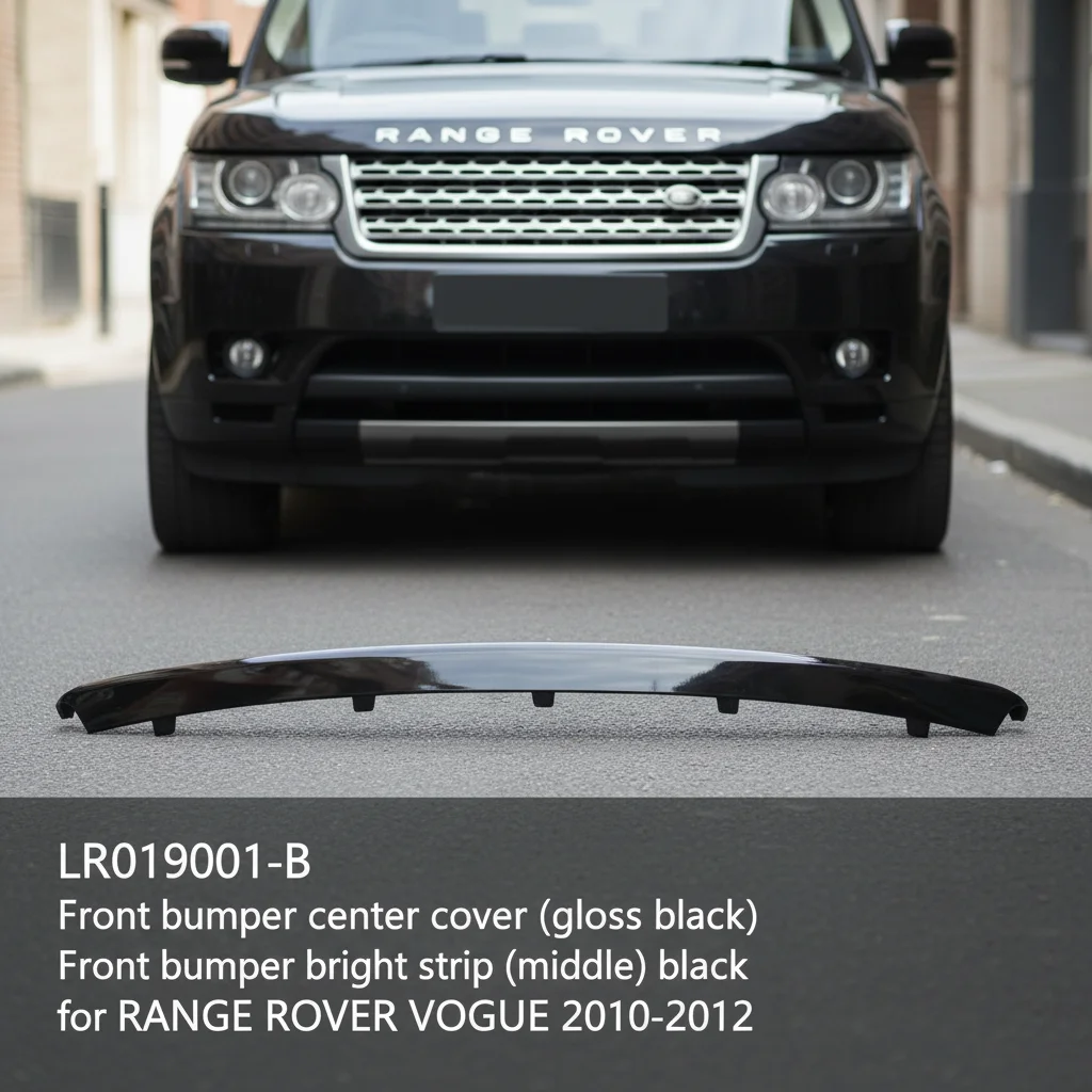 LR019001-B New Durable Cars Accessories Trim Car Front Bumper Bright Strip for VOGUE 2010-2012