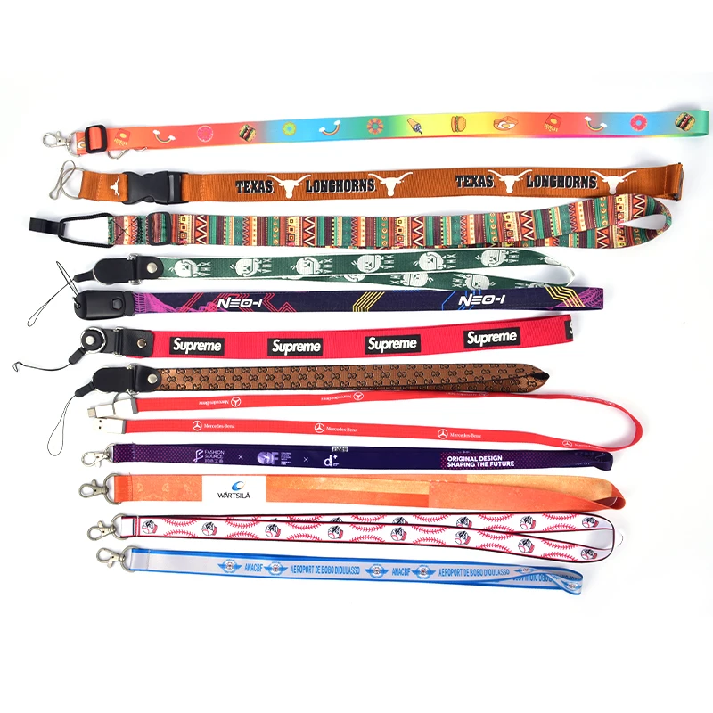 Lanyard Manufacturer Free Sample Promotional Cheap Custom Printed