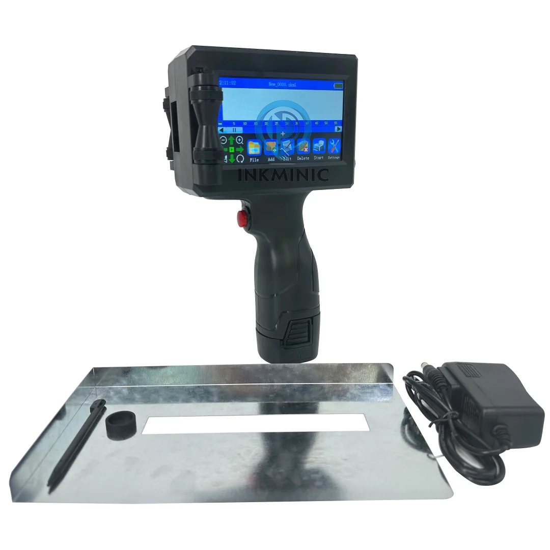 2024 New Machine Metal or Plastic Expiry Date Handheld Inkjet Printer Manual Printing Machine Price