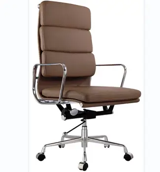 Furniture Soft pad  Gas Lift For Commercial Leather Swivel Executive Modern Office Furniture Office chair