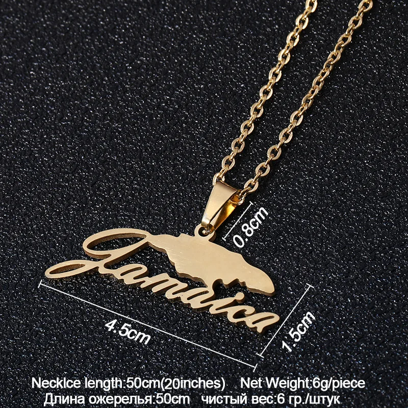Map Necklace