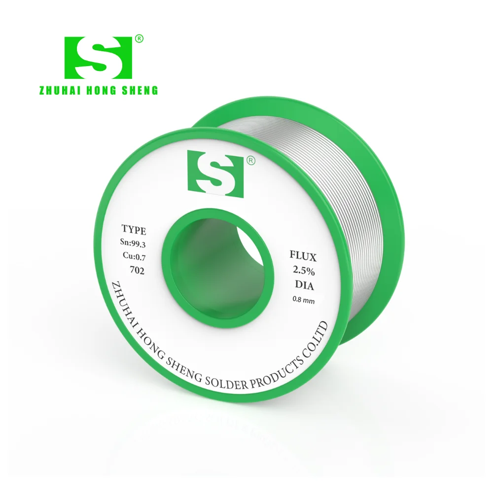 0.8mm 1.0mm Less Residue High Purity Solder Welding Wire