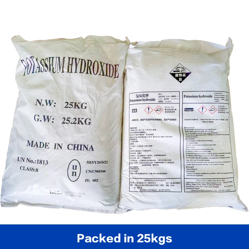 Caustic Potash Soda Flakes Pearl Potassium Hydroxide/koh Cas1310583