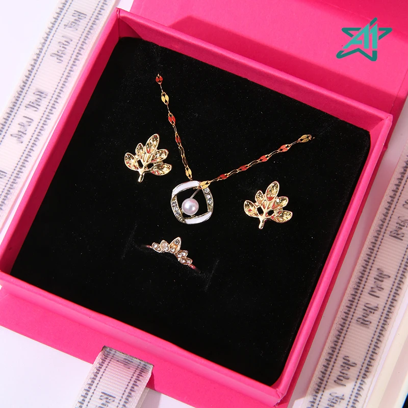 A1 Book Shape Art Paper/Cardboard Custom Size & Shape Embossed/Deboss Logo Personalized Jewelry Packaging Gift Box details