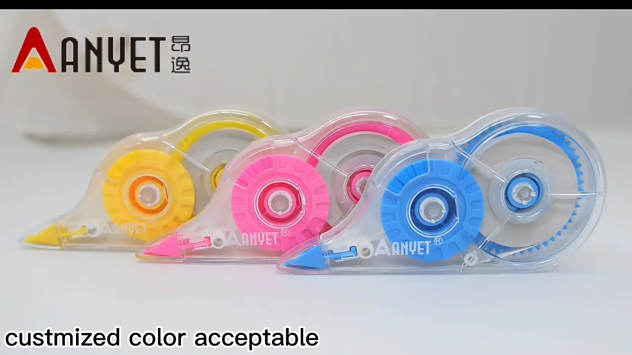 Hot Sell Stationery Correction Tape Roller Factory Wholesale Office