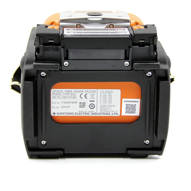 Sumitomo Type-82C+ Fusion Splicer With FC-6S Cleaver - Fast Splicing For Fiber Optic Cables, 5" Touchscreen, IP52 Rated