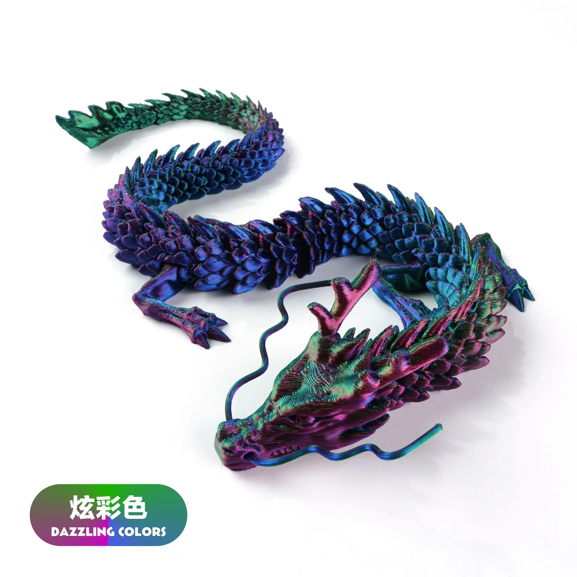 New Mystery Crystal Dragon Egg Fidget Toys 3d Print Chinese Dragon Egg ...