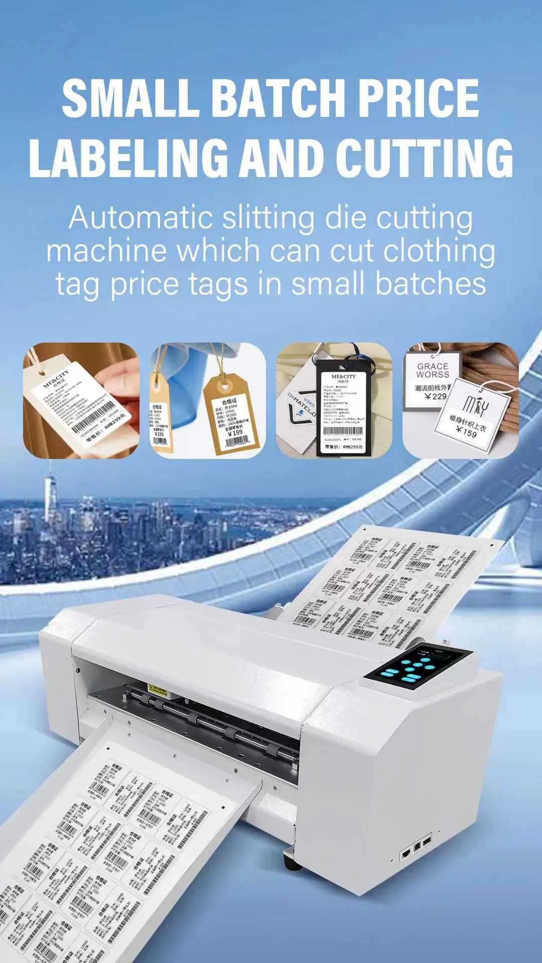 2023 A4 A3 Size Sticker Automatic Sheet Fed Label Cutting Machine Digital  camera (CCD）