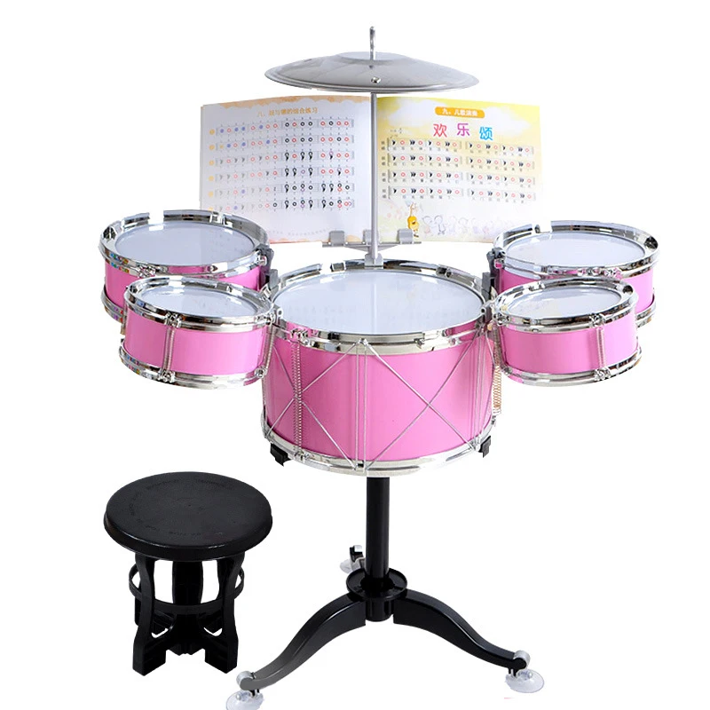 От 0 до 10 лет детский музыкальный инструмент детская ударная игрушка многофункциональная джазовая установка профессиональная