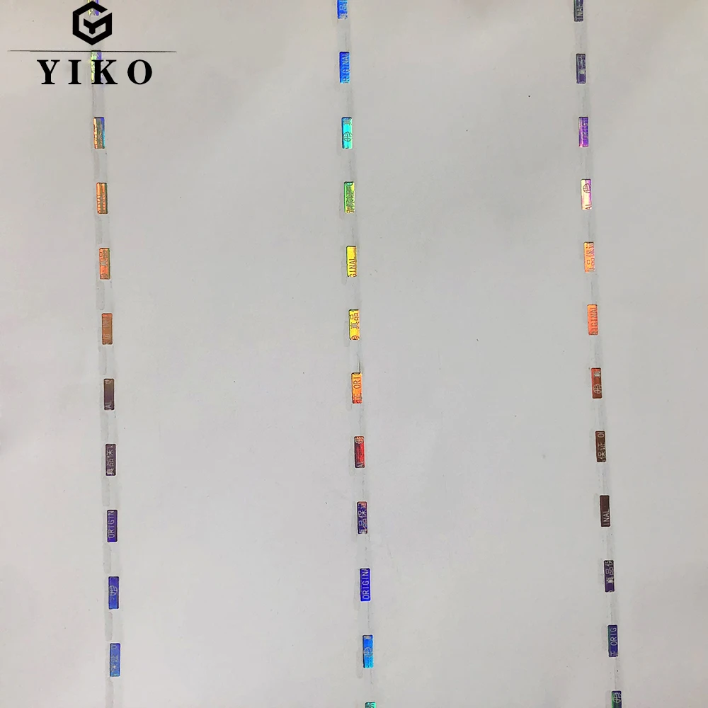 Custom A4 Size Security Certificate Printing Paper with UV Invisible Fiber and Hologram Thread