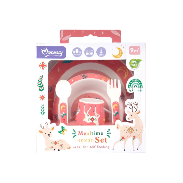 Factory Toddlers Mealtime Set ODM Custom food grade baby bowls PP Baby Feeding Tableware Set