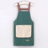 Bolsillo impermeable para limpiamanos con correas - verde