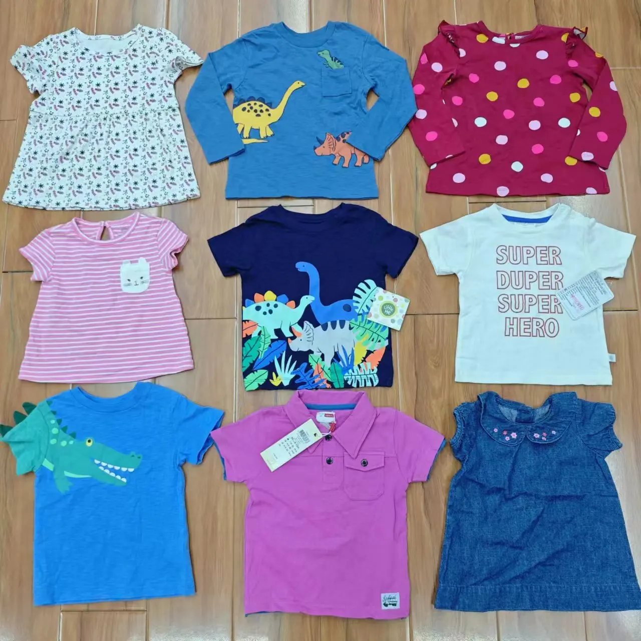 Детская хлопковая Футболка с круглым вырезом