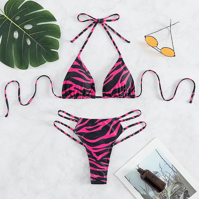 Luxury Bathing Suits For Women Halter Two Piece Wholesale Swimwear