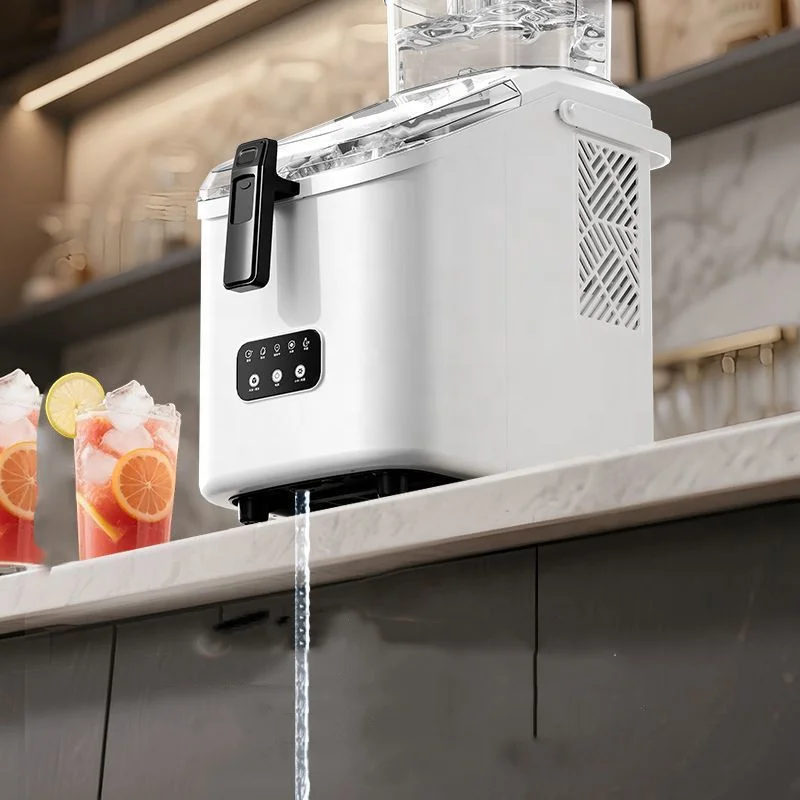 Long-lasting Heat Preservation Large Caliber Water Filling Port Removable Ice Basket Ice Maker Easy to Operate Ice Maker 7