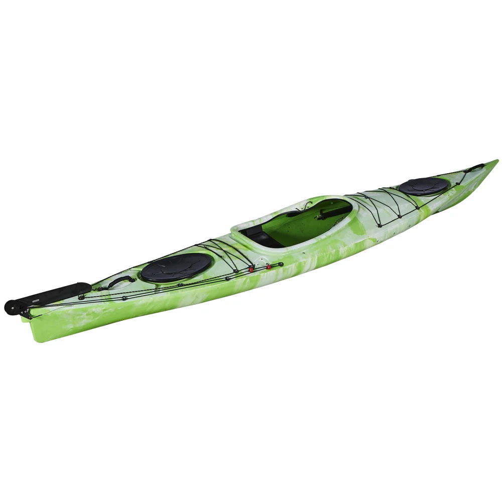 4.2m Large Professional UV Protected Solo Sea Ocean Lake Canoe Boat Fishing Kayak