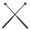 Black stick + blue hammer