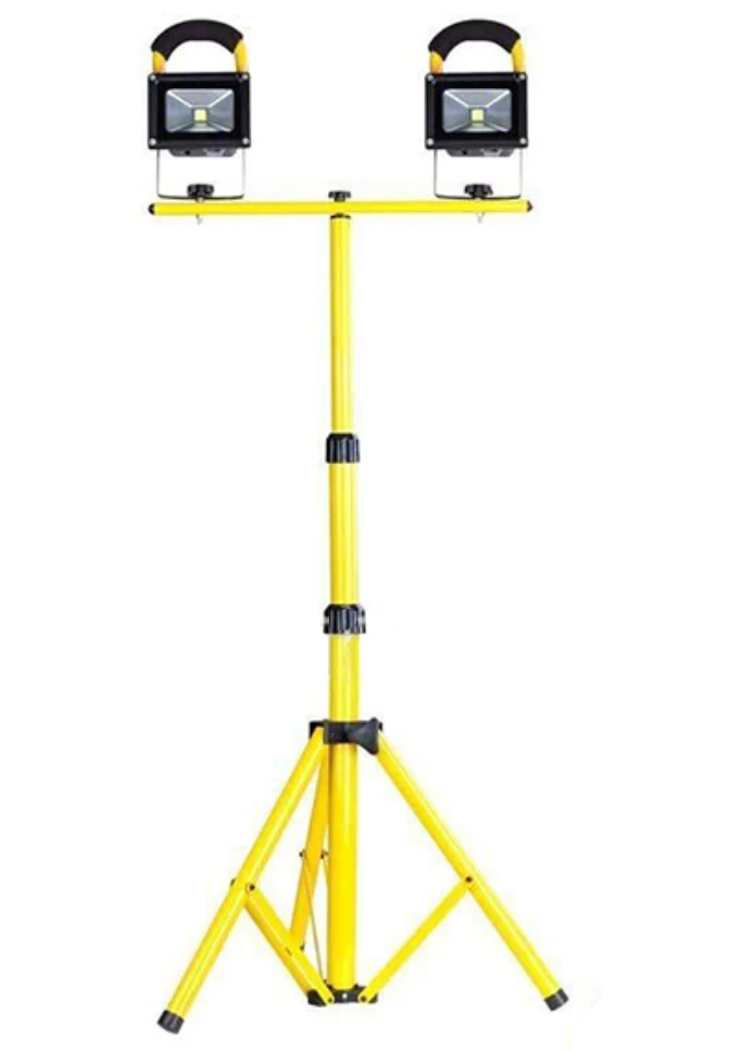 1.6M 2M 3M Yellow Metal Support Custom Black Red S Shape Type Floodlights Projector Triangle Bracket Tripod Holder Stand.