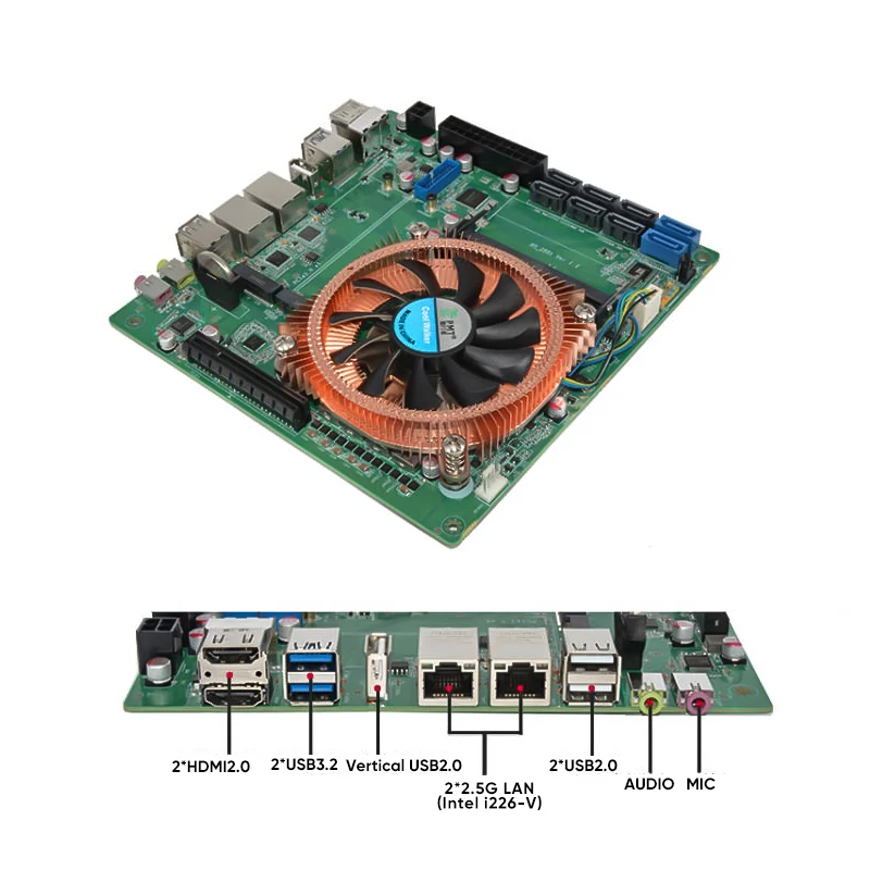 Topton AMD Ryzen 7 5825U NAS Firewall Motherboard - Gaming ITX