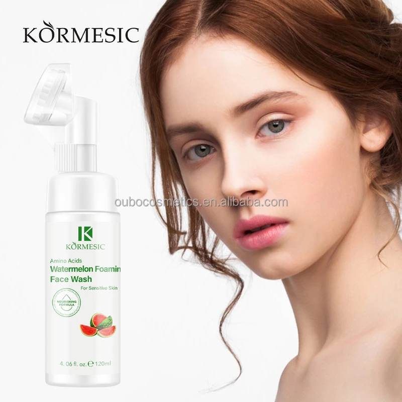 OEM Private Label 24k Gold Oil Control Deep Gentle Cleaning Pore Facial  Foam Face Cleanser