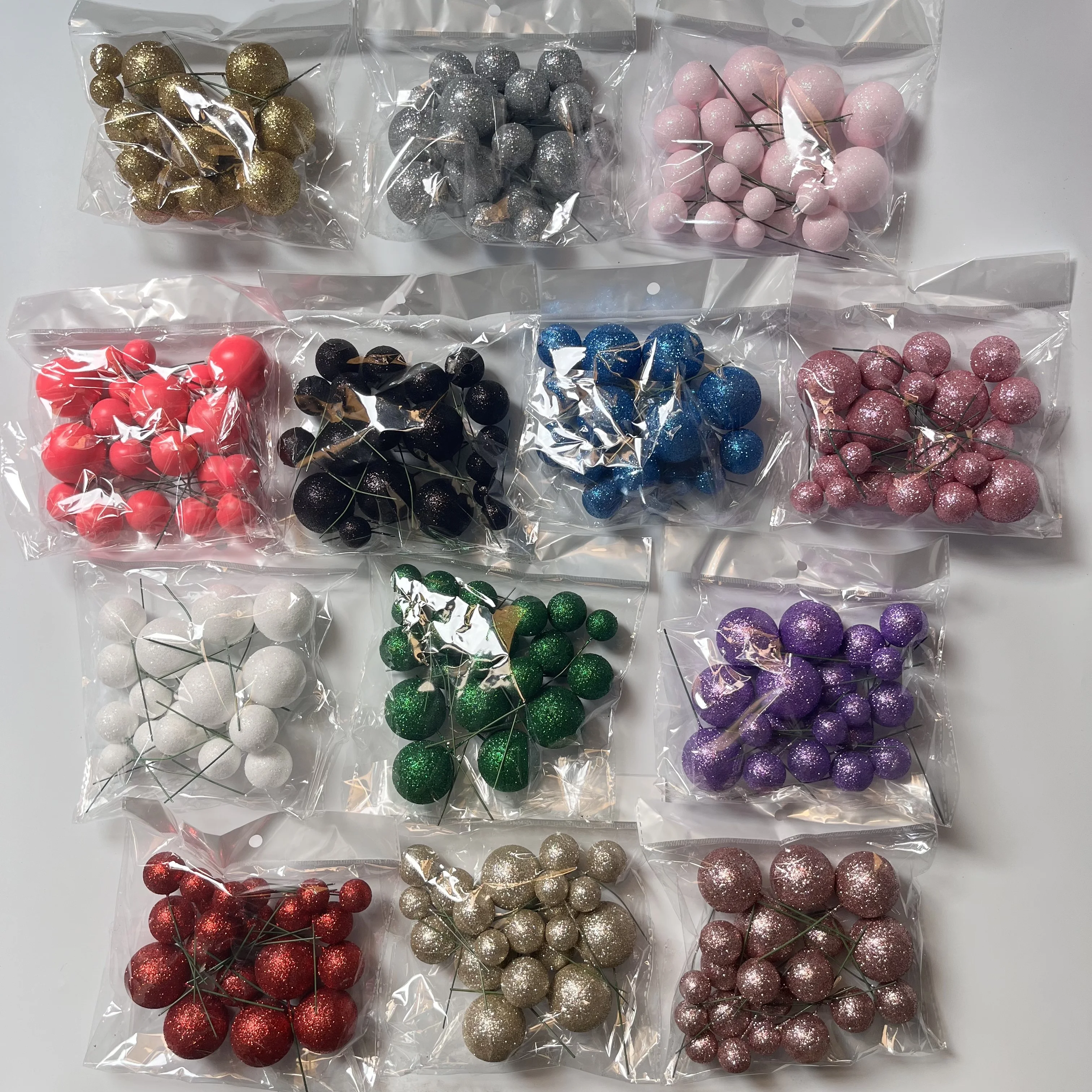 Cake Topper Decoration Balls Foam Balls for Cake Decorating