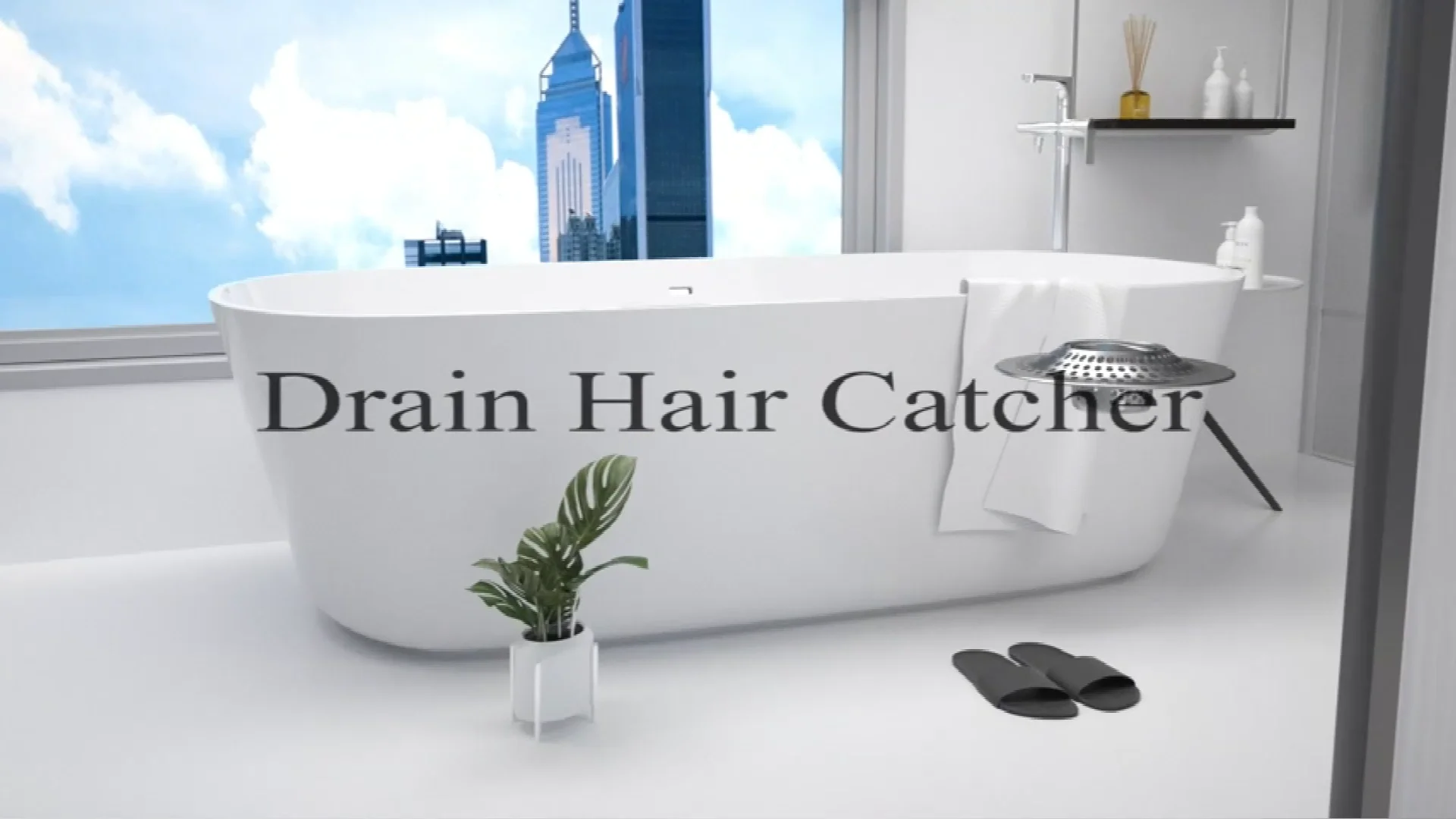 Drain Hair Catcher Tub Drain Protector Stainless Steel Bathtub Shower   H805aa7cdfc304cf4a2cbca09c9b3b537U 