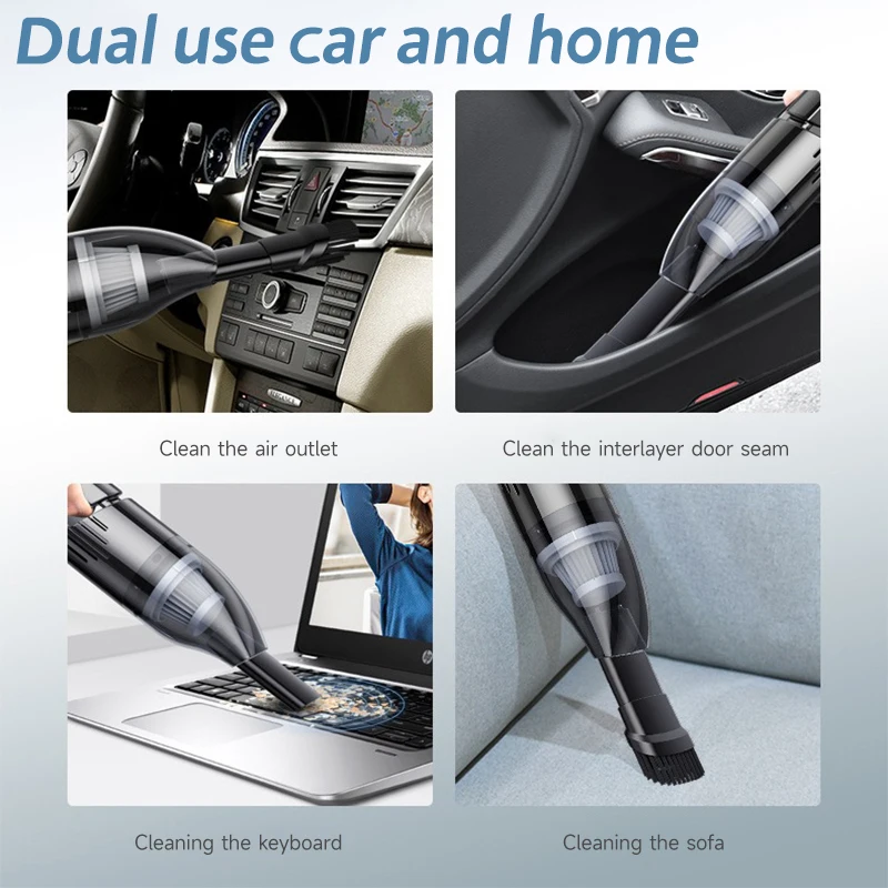 For Hoover Rechargeable Mini Handheld Vacuum Cleaner PCMOS Cordless Portable Household Power Wet and Dry Car Vacuum ABS Material - view 6