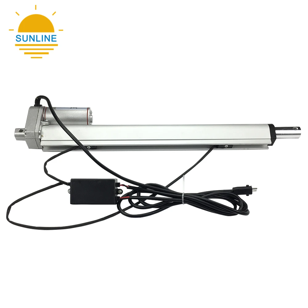 Electric Linear Actuator for Projector Lift with Adjustable Stroke