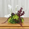 15#40cm Green&Burgundy Row