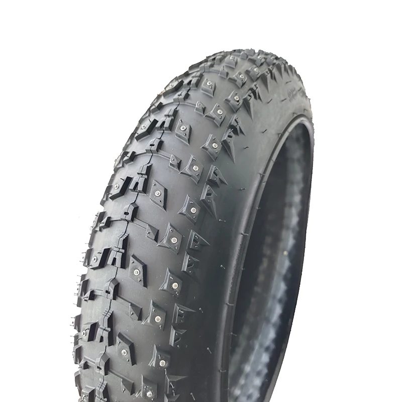 Bike Studded Tire 20x4.0 Snow Stud Fat Bicycle Rubber Tire 3.0 4.0 Inch
