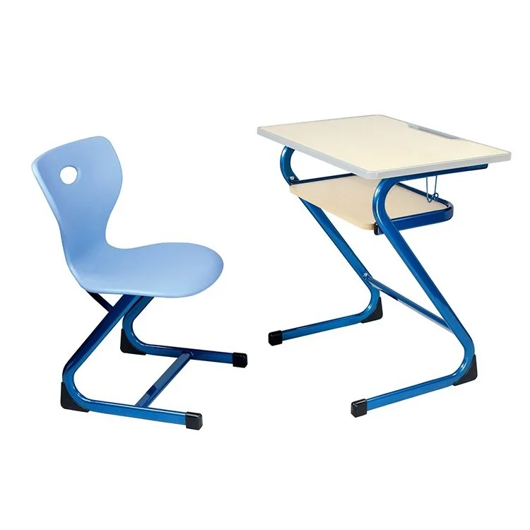 blue student desk chair