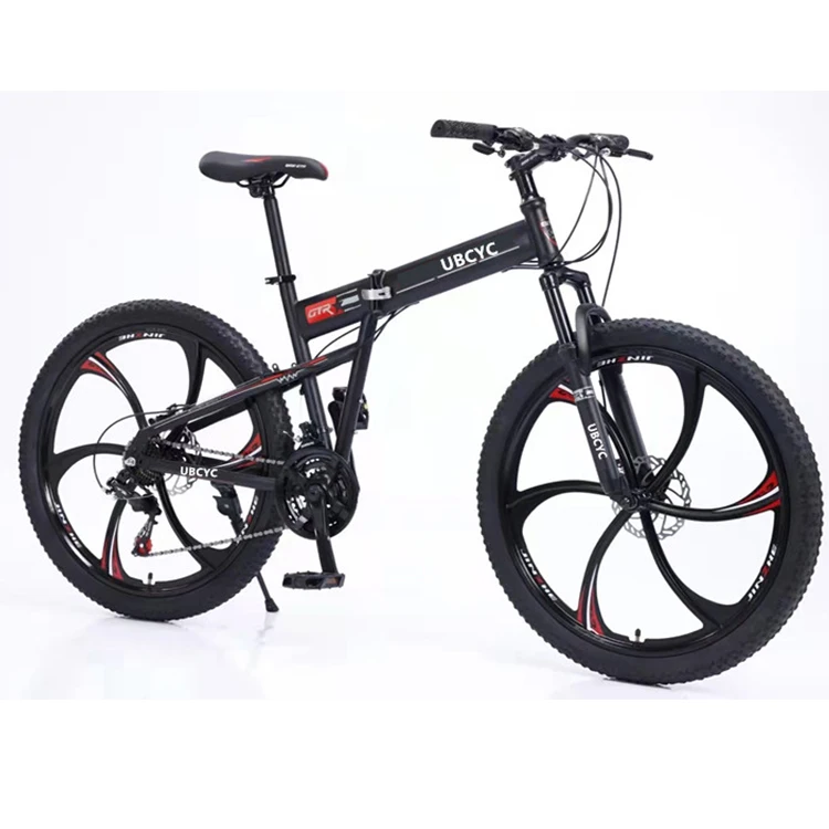 Very Cheap 21 Speed MTB Cycle 20/24/26 Inch Carbon Steel Frame Folding Adult Mountain Bikes with Disc Brake System