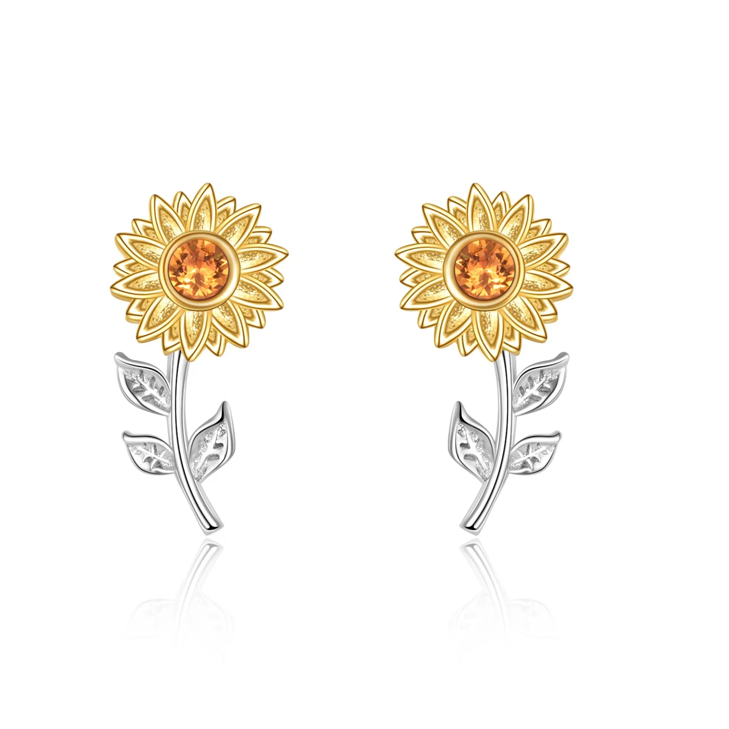 925 Sterling Silver Sunflower Earrings Jewelry For Women Girls Birthday  Gifts 313038941918 | A Pair Of S925 Silver Daisy Stud Earrings Simple  Jewelry Ladies Small Fresh Sunflower (excluding Ear Plugs) 