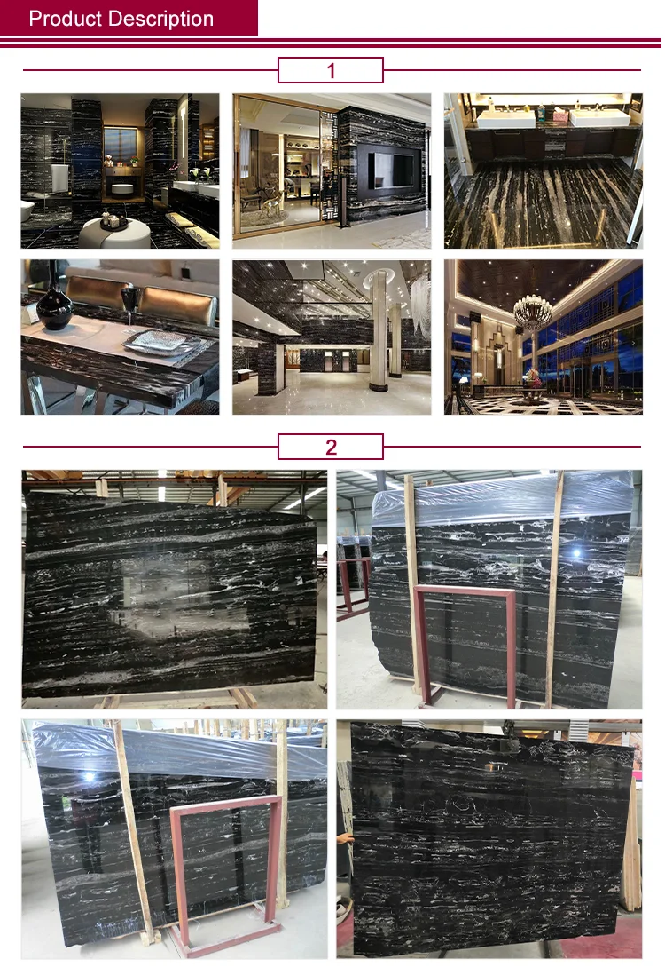 Bathroom Floor Wall TV Background Wall Marble High Quality luxury Sliver Dragon Marble Polished Surface Finishing Marble