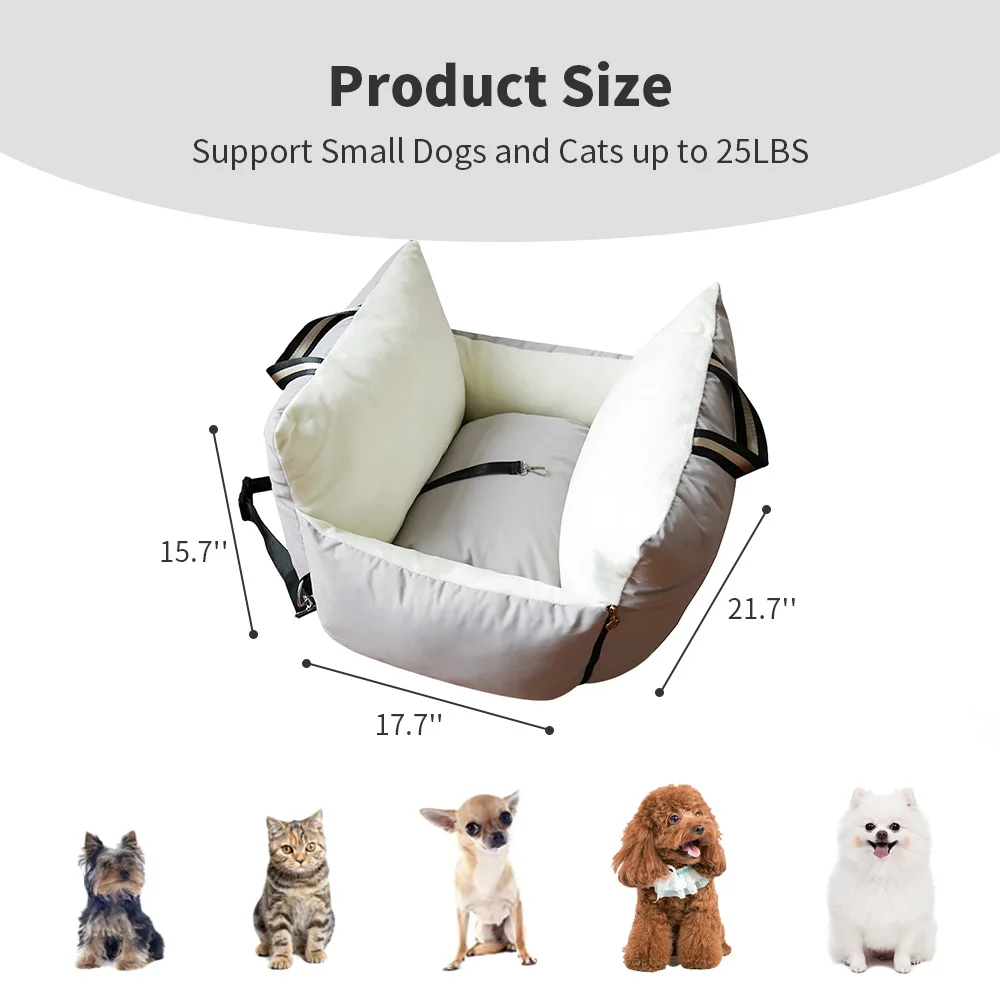 OEM & ODM customized travel dog car booster seat bed supplier