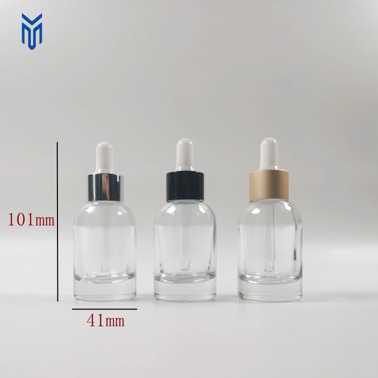 30ml round shoulder serum dropper bottle
