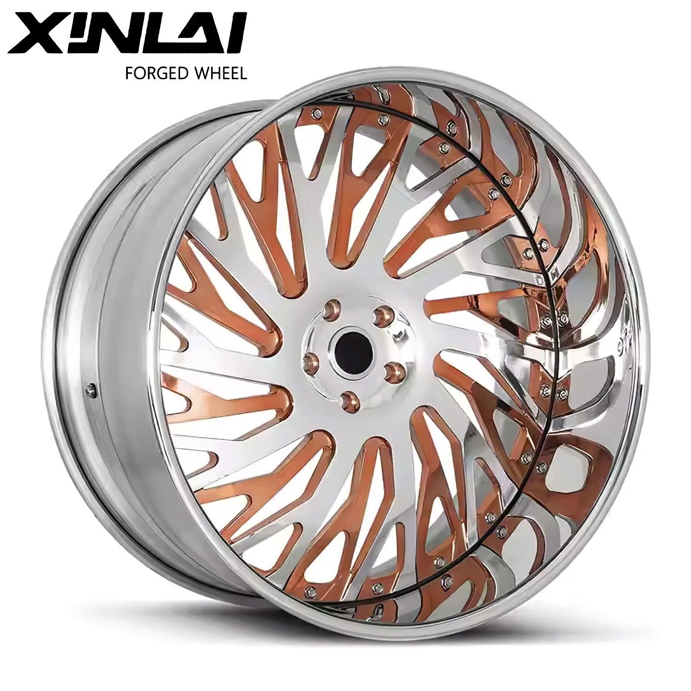 XL Deep Dish Chrome Off-road Pickup Truck Wheel 18-26 Inch 5x127 5x139.7 6x135 Alloy Forged Wheels Rims for GMC F150 - Image 5