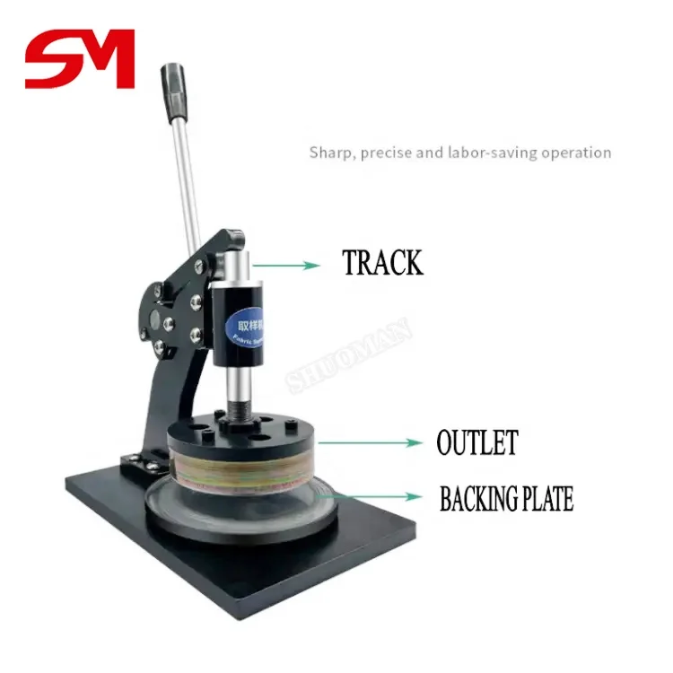 Automatic Modern and Advanced Textile Swatch Cutter Sample Cutting Machine