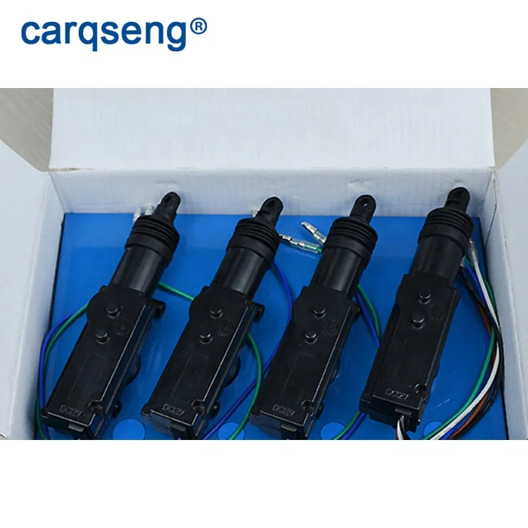 Aiuphing Cierre Centralizado Universal – Kit Apertura Sin Llave Con 4 Actuadores Y 2 Mandos A Distancia Para Coche De 12V/24V