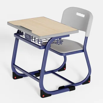 Darwin kids study table school furniture fixed student outdoor training chairs can be customized training room chair and desk