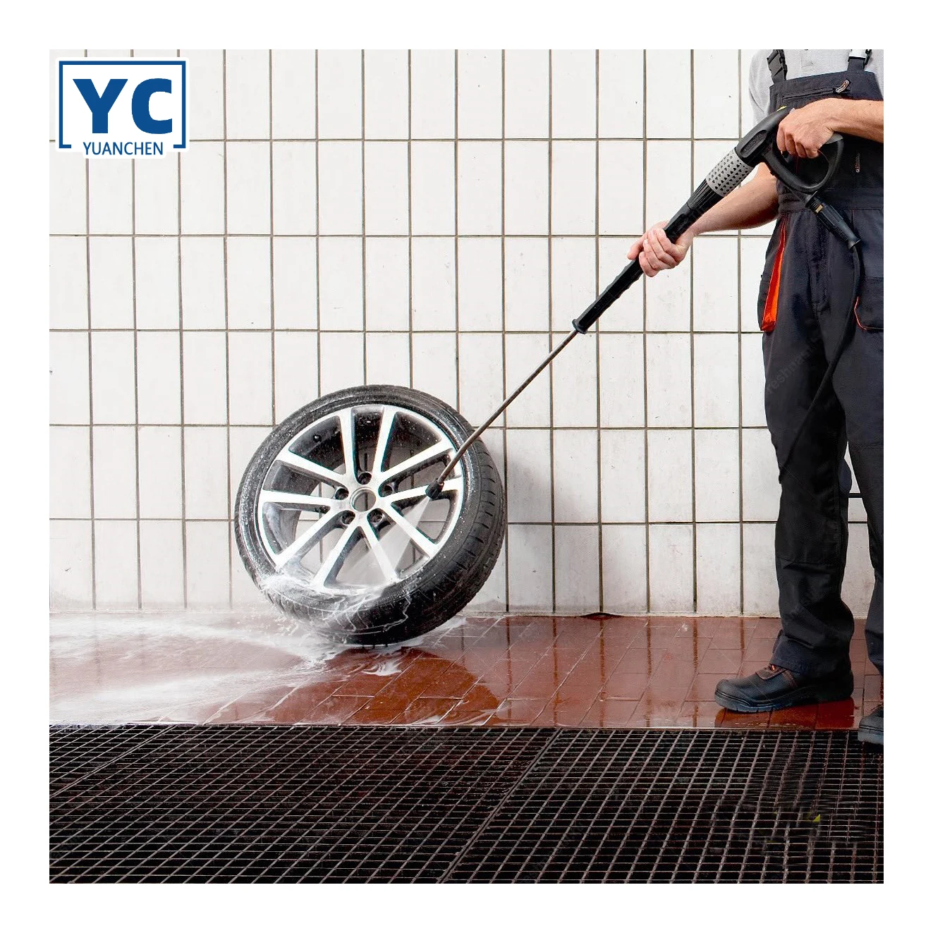 Стальная палуба для парковки решетка подъездной дороги автомойки металлический дренажный пол оцинкованный стальной решеточный желоб