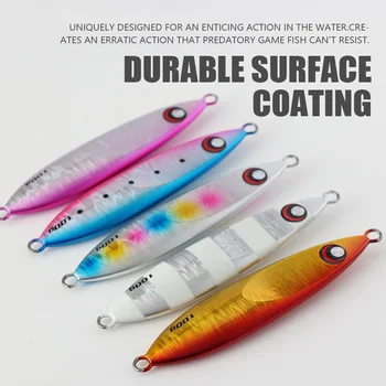 Jiggingpro Slow Blatt R Jig 60g 80g 100g 130g 160g Lead Jigging Lures Fishing Jigs for Bass Saltwater Fishing Lure – Metal Jig – view 4