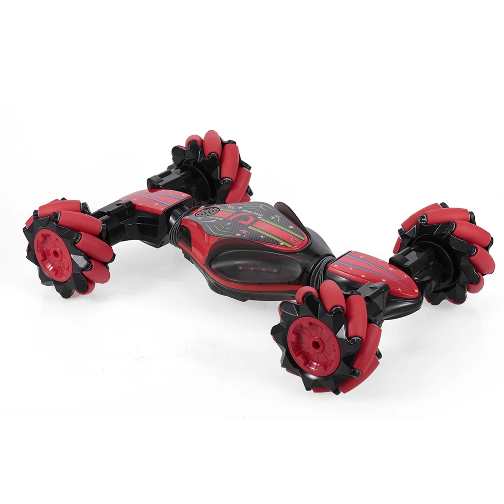 HOSHI 4WD RC Stunt Car Watch Control Car Gesture Sensor Control Deformable Electric RC Drift Car Toys with LED Light