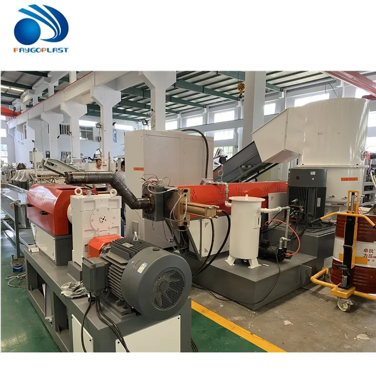 FAYGO UNION машина для гранулирования пластиковой пленки линия по переработке