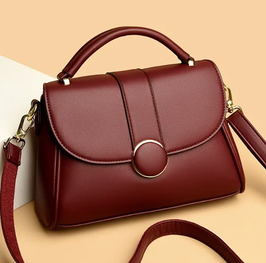 2025 Newest Trend Luxury  Women's Handbag Wallet Soft PU Leather Large Capacity Simple D aperçu 6