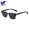 All-black with gray lenses