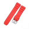Red-steel-colored buckle